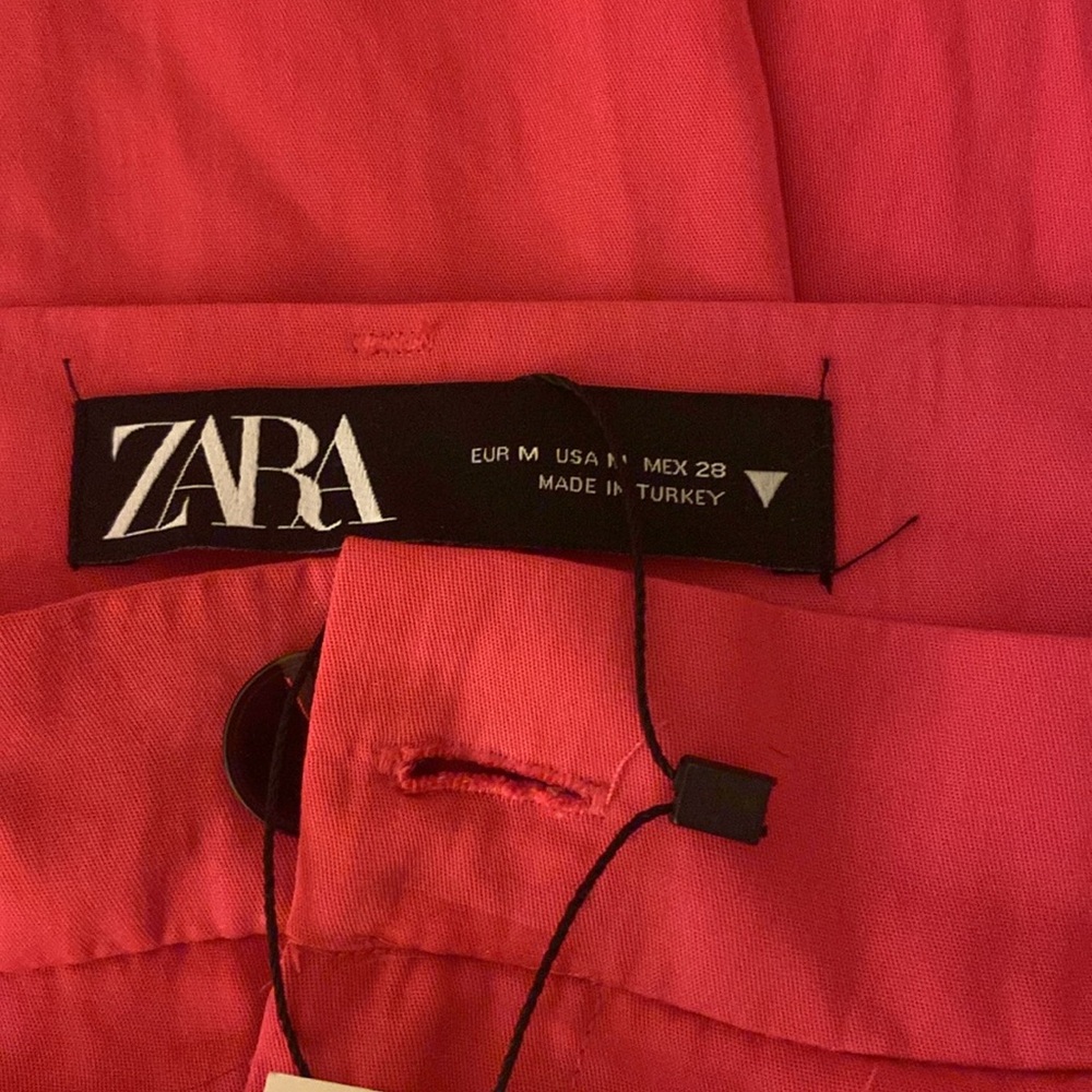 Hot pink Zara pants size M NWT